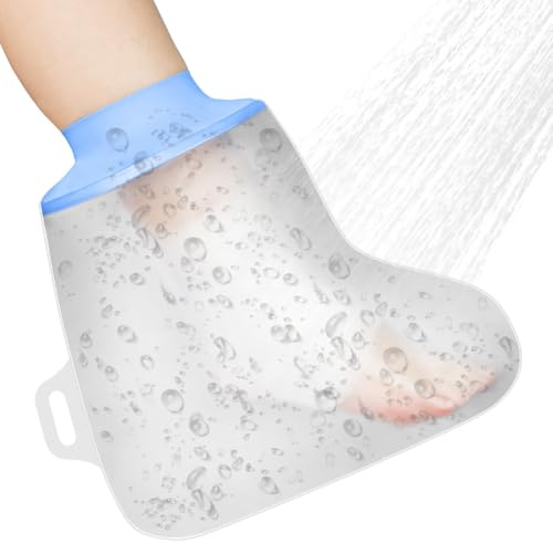 AOOWU Protection Platre Jambe Adulte Etanche, Sac Douche Platre Réutilisable Et Durable, Étanche Pour Platre Et Protecteur De Bandage, Protection Douche Pour Gardez Les Plaies Au Sec