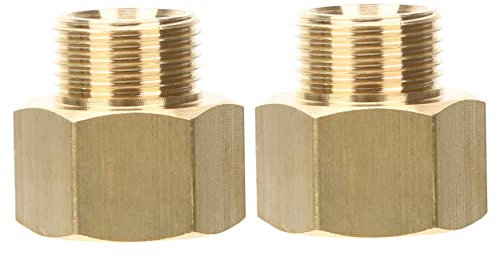 UPKOCH 2 Piezas Adaptador De Latón De Accesorio Adaptador De Conector De Manguera Gas Butano para Uso RV y Camping