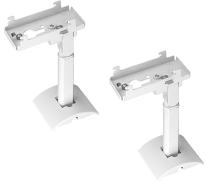 SENRISE Lautsprecher-Deckenhalterung, verstellbare Surround-Sound-Lautsprecherhalterung, kompatibel mit Bose UB-20 Serie II, Weiß, 2 Stück