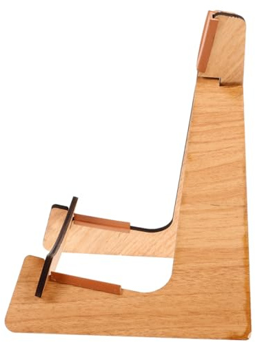 Holz Ukulelenhalterständer Braun für Boden und Tisch | Stabile Konstruktion, Praktische Aufbewahrung, Passend für Verschiedene Ukulelen