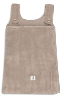 Jollein Borsa portaoggetti per box - Cloudy Rib - Milky Coffee - Portaoggetti per animali di peluche - Organizer per lettino per bambini - Borsa per giocattoli - 65x42x10cm