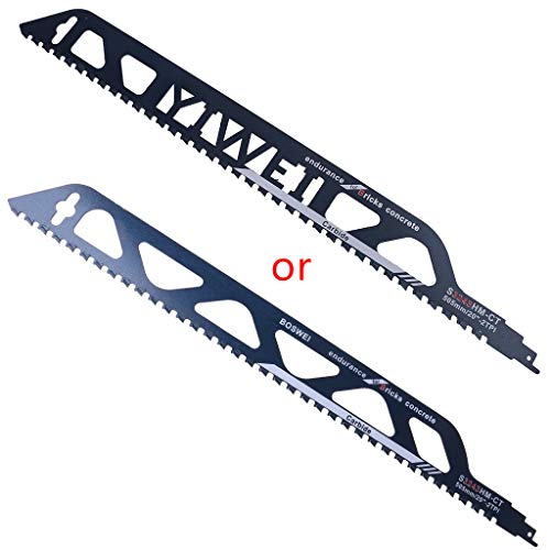 Lame de scie sabre de démolition de 505 mm pour couper des briques, du béton, des dents en carbure cémenté, accessoires de fées de jardin, accessoires en résine, ornements, figurines, ange, art déco