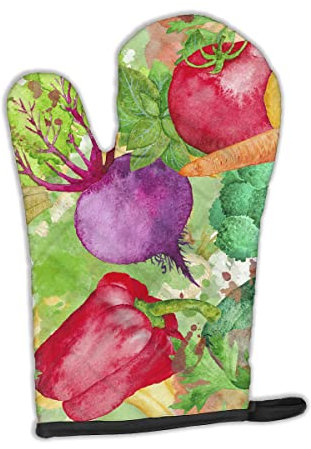 Caroline 's Treasures bb7572ovmt Watercolor Gemüse Farm zu Tisch verziert Ofenhandschuh, 30,5 x 21,6 cm Multicolor