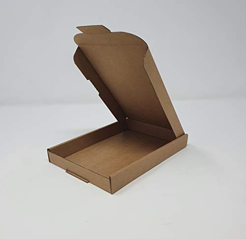 iDEALS UK PACKAGING LTD Brown C6 A6 large letter PIP size strong cardboard shipping postal mailing boxes 123 x 168 x 23mm (50)