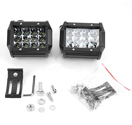 Suuonee 48V 36W Fari Barra Faro Led Fuoristrada Faretto per Muletto Lavoro Carrello Elevatore