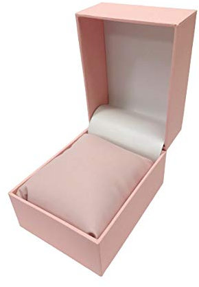 Verbalise Pink Presentation Gift Box with Hinged Lid, Ideal for Watches, Bracelets or Bangles,