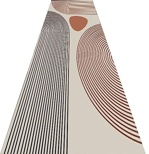 AVIITI Schöner Korridor Super Teppich Mit Gummiunterlage Webteppich Teppiche Weiche Waschbar Home Dekorative Boden Weicher Teppich,A,130x260cm(51x102inch)
