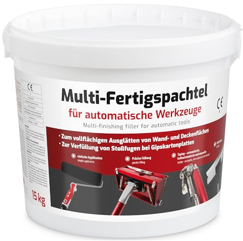 Fertigspachtel Mehrzweckspachtel Q1-Q4 | Fugenspachtel Innen 15kg Perfekt Weiss Multispachtel Glätten Taping Füll Finish L5