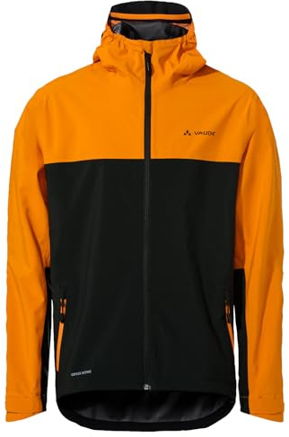 VAUDE Moab Regenjacke für Herren, wasserdicht – Kurkuma – Gr. XL