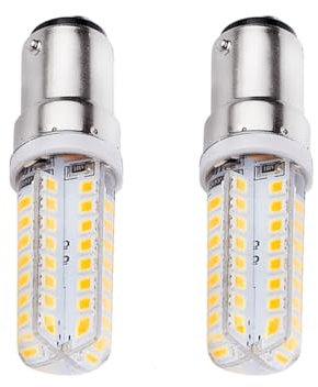 IOEDHW 2/10 Pack B15 LED Corn Bulb, B15 Base Bulb Dimmable 3W Equal 30W Energy-saving Lamp For Home Lighting Ceiling Fan Light Fixture Chandeliers, Warm White 3000K, 64 LED 2535SMD, AC 120-220V