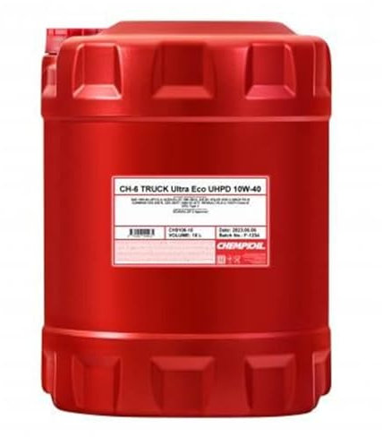10L CHEMPIOIL CH-6 TRUCK ULTRA ECO UHPD 10W-40 VDS-3 CI-4 Motoröl Öl RXD LKW NFZ