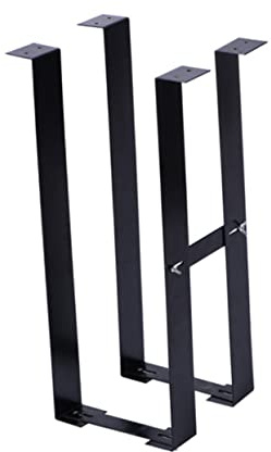 Supporto Nero per Torre Acciaio Pc Carbonio Sotto Scrivania | Altezza Regolabile, Struttura Solida Resistente alla Corrosione, Design Pratico, un Set per Computer Desktop
