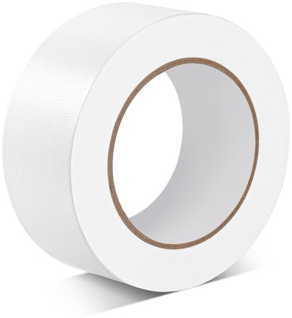 KADIO Fönstertätningstejp självhäftande 30 m slitstark vattentät fönstertätningstejp för dörr fönster badrum dusch anti-kall vind (vit, 48 mm x 30 m)