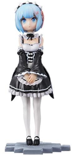 Jilijia Re 0 Figur Rem Ram Figur Mädchen Dienstmädchen Modell Statue Figur Ornamente Haus Auto Dekoration