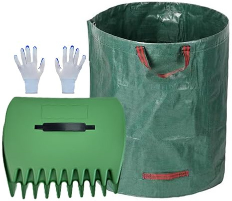 Bladspade och klo, bladkratta med ergonomiskt handtag - lövuppsamlare med papperskorgen |. Bladspade och klo - trädgårdsarbete Essentials