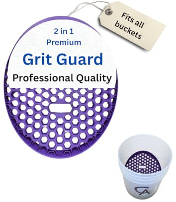 CA Detailing Scrub Mitt Grit Guard & Filter - Car Wash Bucket Insert for Dirt Separation, Prevents Scratches, Protects Paint, Durable and Easy to Clean - Ideal for Car Detailing and Auto Maintenance