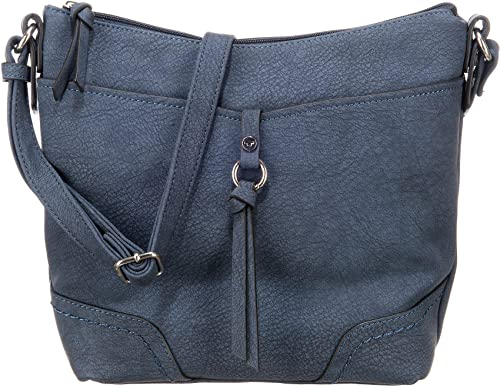 TOM TAILOR Imeri Damen Umhängetasche Crossbody Bag Klein Blau