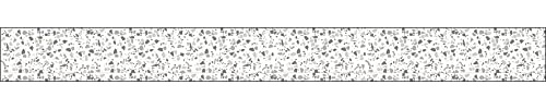 PLAGE Wand Bordüre selbstklebend Listel Terrazzo gris