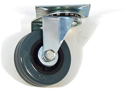 4x Möbelrolle ohne Bremse Lenkrolle Bockrolle Industrierolle Transportrolle 50mm