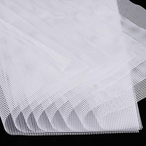 birdsunshine 8 Pcs Square Silicone Dehydrator Sheets, Non-Stick Food Fruit Dehydrator Mats Reusable Thickened Silicone Steamer Mat for Food Fruit Dryer