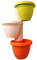 YARNOW 3pièces Pot De Fleurs Suspendu pour Mur Bac à Fleurs Gouttière pour Plantes Et Accessoire De Décoration Pratique pour Intérieur Et Extérieur