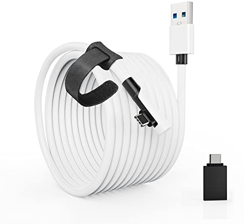 Tiergrade Link Kabel 6M Kompatibel mit Meta Quest 3/Quest 2/Pro, PICO4/Pro, High Speed PC Datenübertragung mit 5Gbps, USB3.2 gen1 zu USB C Kabel Zubehör für VR Headset und Gaming PC