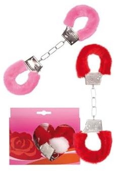 DISBACANAL Menottes de couleur - Rouge