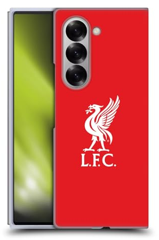 Head Case Designs Offizielle Liverpool Football Club Logo Weiss Und Rot Liver Bird Harte Rueckseiten Handyhülle Hülle Huelle kompatibel mit Samsung Galaxy Z Fold6