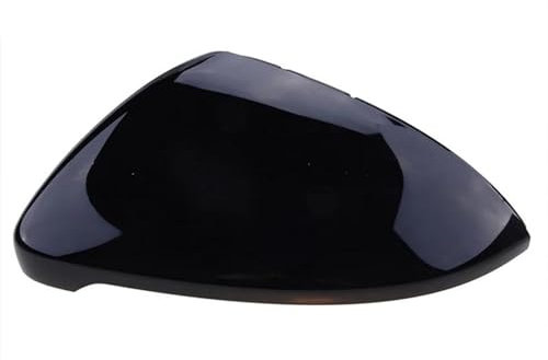 Spiegelkappen Seitenspiegel Abdeckkappen Seite Flügel Spiegel Abdeckung Für VW Für Golf 7 Für GTI MK7 2013-2018 Rückspiegel Kappe Auto Zubehör Ersatz(Glossy Black Left)