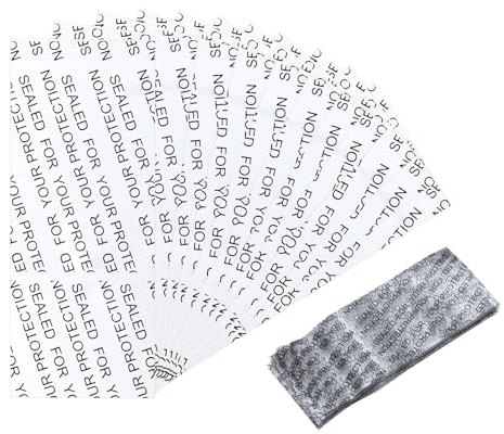 QUARKZMAN 1000 Stück Schrumpffolie Set Parafilm Verschlussfolie, 85x35mm PVC Klar perforierte Schrumpfbänder schrumpfkapsel für Tropfflasche Ölflasche Schrumpfverschluss Flaschen
