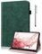 TUOLISG Case for Honor Pad X9 11.5-inch 2023,Luxury PU Leather cover with Multi-Angle Viewing Stand and Stylus,Green
