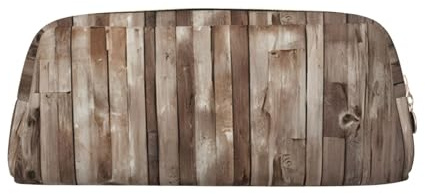 ASPOIJHN Vielseitiges Federmäppchen aus Holz, stilvolle Aufbewahrungstasche für Schule, Büro, Schreibwaren, Kosmetiktasche, Münzen, gold, Einheitsgröße, Krawattenetui