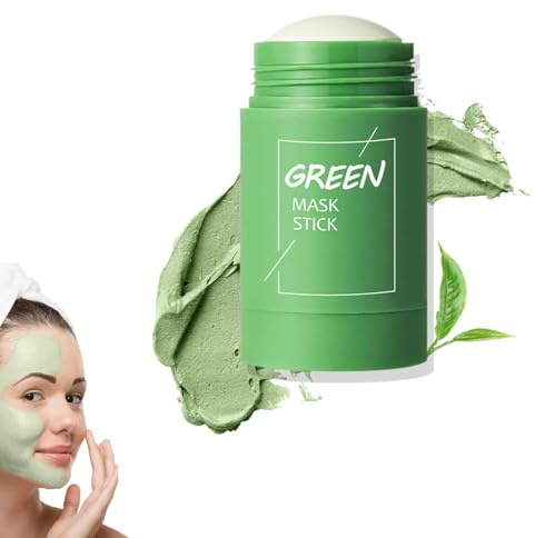 Green Tea Mask, Green Tea Deep Cleanse Mask, Green Tea Mask Stick Blackhead Remover, Green Tea Mask Deep Pore Cleanser, Oil Control Reduce For Women and Men, All Skin Types (1 Pcs)