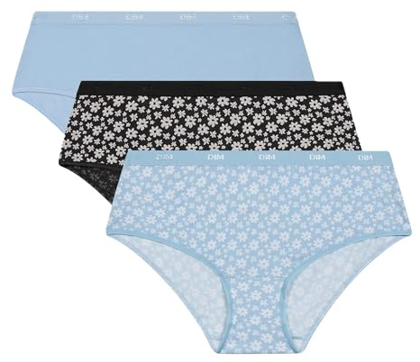 Dim Boxer Femme Les Pockets Coton Couleurs & Motifs x3