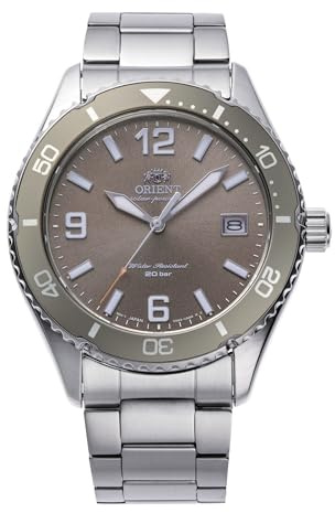 Orient Sports Diver Mako Solar Armbanduhr RA-WJ00, solarbetrieben, Stahl, Sportuhr, Unterwasser, Casual, 40 mm