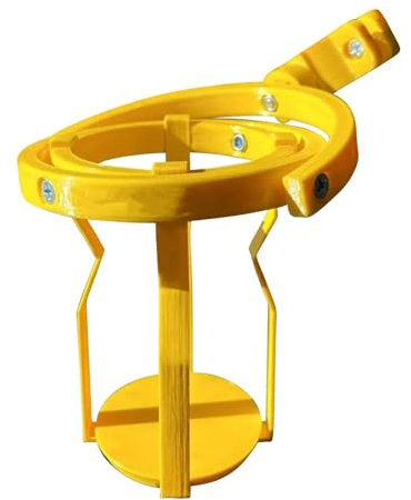 QSTDGVPW Adjustable Bicycle Cup Holder for Coffee and Water Bottles on Mountain Bikes, Yellow