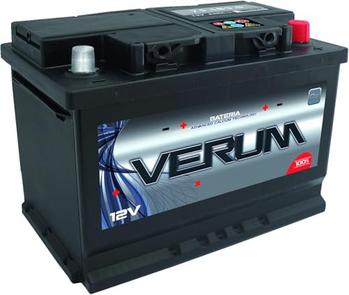 Batería de coche 75 Ah 680 Amp 24 Meses de Garantía. Máxima Energia de Aranque. Fabricante Lider Europeo.