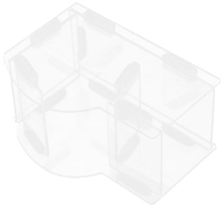 VICASKY Distributeur Automatique de Nourriture pour Cobayes en Acrylique Récipient Transparent pour Nourriture de Furets et Petits Rongeurs