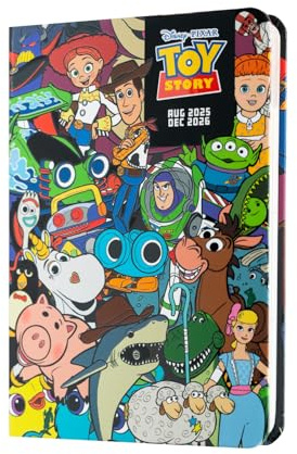 Grupo Erik Taschenkalender Terminplaner 2026 Disney Pixar Toy Story KalenderSchulplaner Jahreskalender 2026 Geschenk Mädchen und Jungen Schulsachen