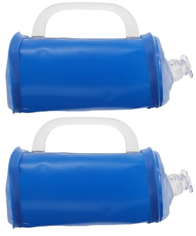 MAGICLULU Mancuernas de Agua Ajustables 2 Piezas 4 Lb Juego de Pesas para Gimnasio en Casa Pvc Ligero Seguro Entrenamiento de Fuerza Fitness y Tonificación