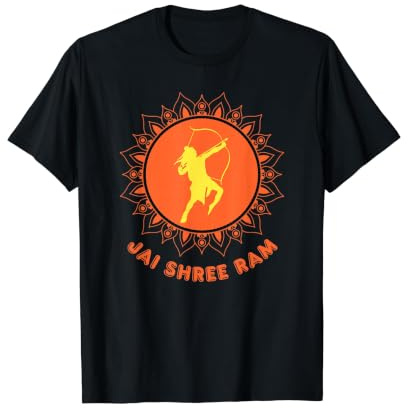 Jai Shree Ram Artwork, Lord Rama Design for Devotees Value Graphic T-Shirt