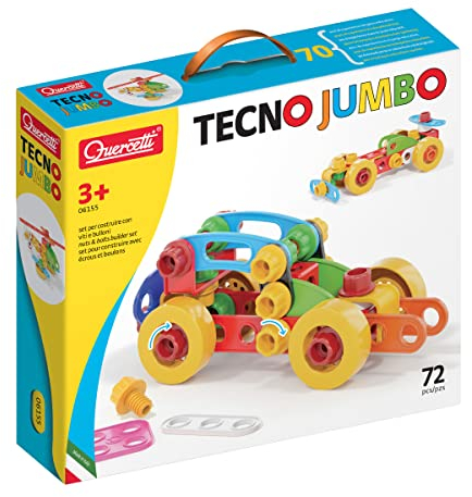 Quercetti – Tecno jumbo – konstruktionsleksak, fordonsspel
