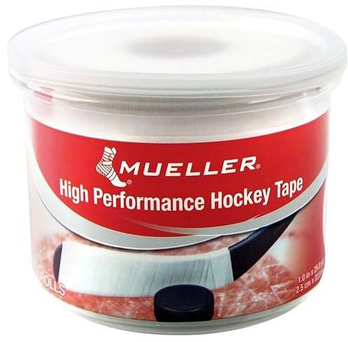 Mueller Cinta de Hockey de Alto Rendimiento: 1 in. x 75 ft. (Blanco)