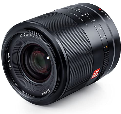 VILTROX AF 24mm F1.8 Objectif Plein Format pour Monture Nikon Z,Autofocus Grand Angle Objectif à Focale Fixe pour Nikon Z Séries Appareil Photo Z5 Z50 Z6 Z6II Z7 Z7II Zfc