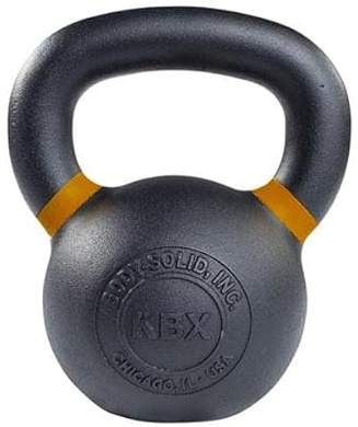 Body-Solid Single-Cast Gravity Casting Kettlebell (KBX14KG) with Kettles Grip Handle, Perfect Kettlebells for Weight Training and Core Workout, Kettle Bells for Men & Women, 14kg, 30lb