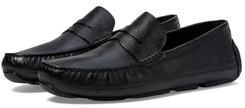 Cole Haan Men's Wyatt Penny Driver, Black/Black, 10-M US