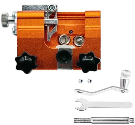 Afilador de sierra de cadena Afilador de motosierra de manivela portátil Afilador de motosierra Accesorio de afilador de hoja de sierra de cadena manual for sierra eléctrica/cadena, leñador ( Size : A