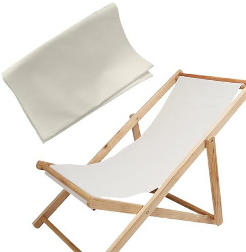 Pastoralist Slingstuhl Ersatzstoff, 45x17inch Oxford Stoff Terrasse Stuhl Ersatzstoff, Strandstuhl Ersatzstoff für Sonne Liege Pool Sonnenbad Garten