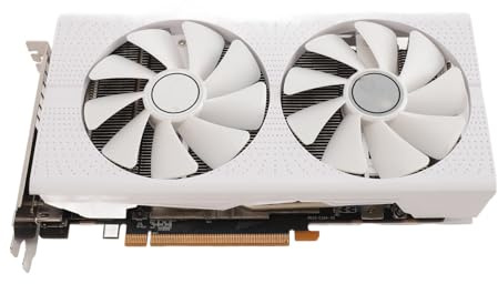 Tosuny Tarjeta Gráfica RX470, Tarjeta Gráfica para Juegos PCI E 3.0 de 8GB GDDR5 256 bits, Tarjeta de Vídeo con Dual Ventilador, Soporte DirectX 12, Salida HDMI, Alimentación de 8 Pines