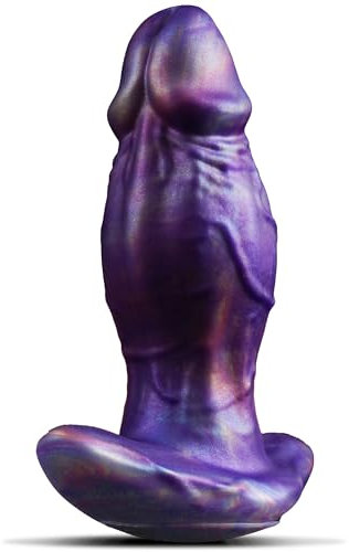 Anal Plug Dildo groß Silikon Dildos, Großer Analplug Dicker Dildo mit Ankerform Basisdesign, Realistischer Didloschwanz für Frauen Buttplug Soft Anal Trainer, Sexspielzeug für Frauen Männer